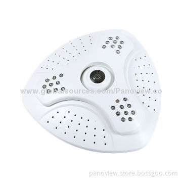 Fisheye Camera with 360° Wide Angle, Easy to Install at DIY Level